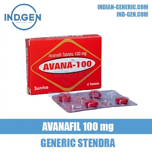 AVANA 100 mg avanafil stendra india