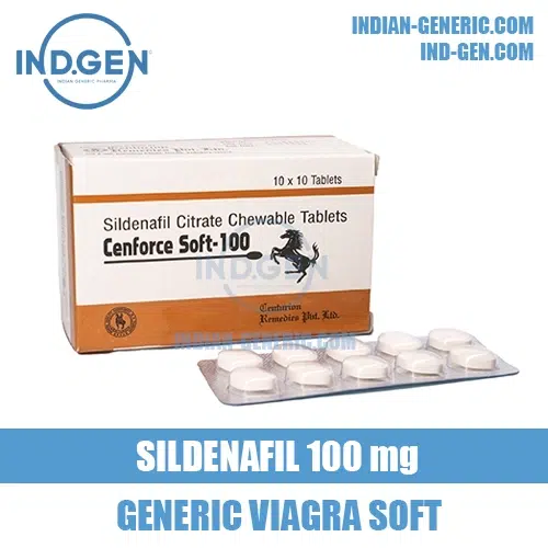 CENFORCE SOFT 100 mg sildenafil viagra india