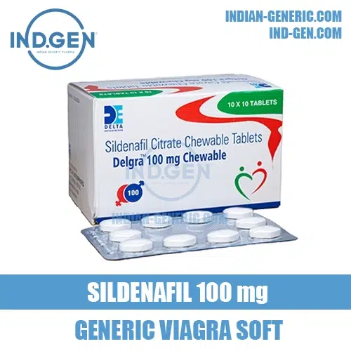 DELGRA 100 CHEWABLE sildenafil viagra india