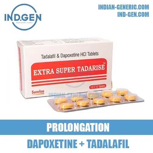 EXTRA SUPER TADARISE tadalafil dapoxetine cialis india