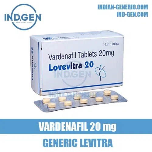 LOVEVITRA 20 mg vardenafil levitra india