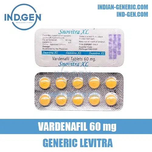 SNOVITRA XL 60 mg vardenafil levitra india