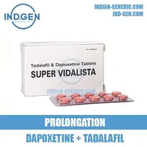 SUPER VIDALISTA tadalafil dapoxetine cialis india