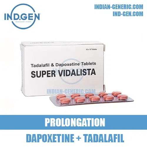 SUPER VIDALISTA tadalafil dapoxetine cialis india
