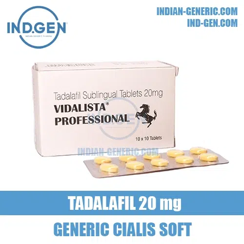 VIDALISTA PROFESSIONAL tadalafil cialis india