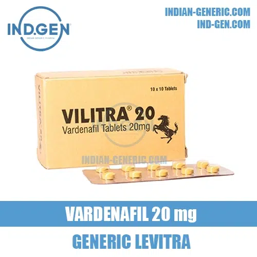 VILITRA 20 mg vardenafil levitra india