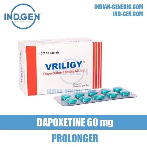 VRILIGY 60 mg dapoxetine india
