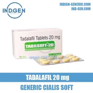 TADASOFT 20 mg tadalafil cialis soft india